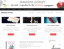 Tablet Screenshot of makashadorsey.com